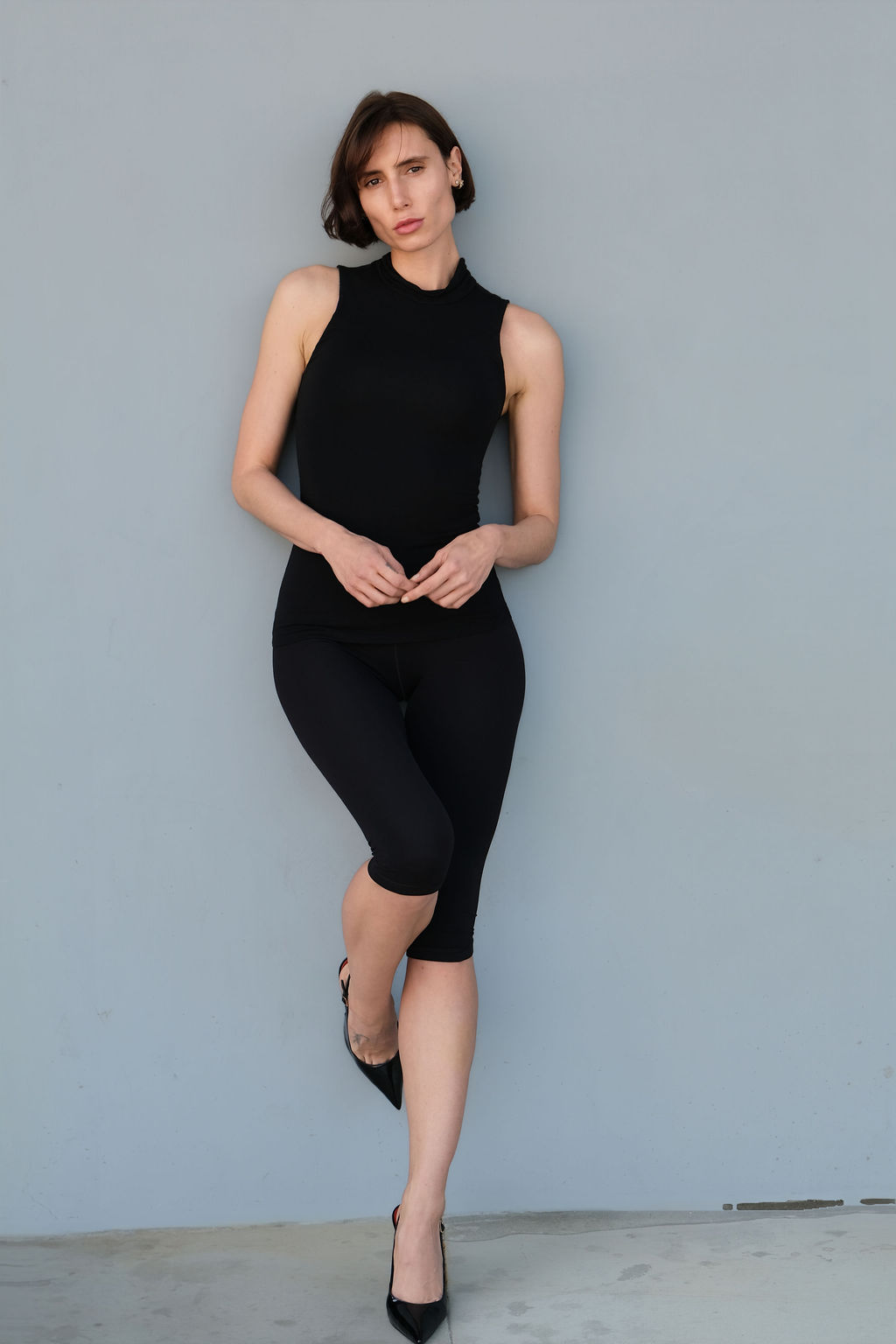 Cage Noir full body digital front view